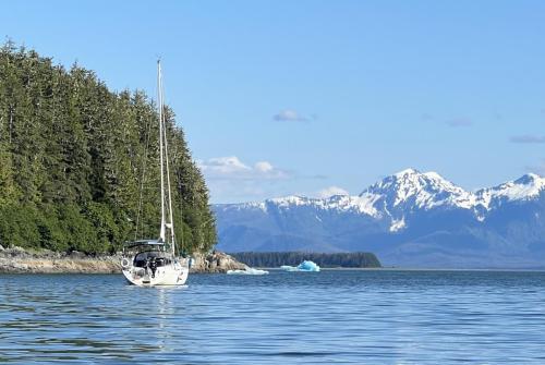 Tracy Cove Alaska and first icebergs